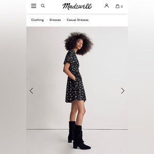 NWT Madewell Sophia Mini Dress in Woodland Floral size S